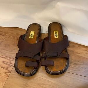 Araceli leather toe sandals 9